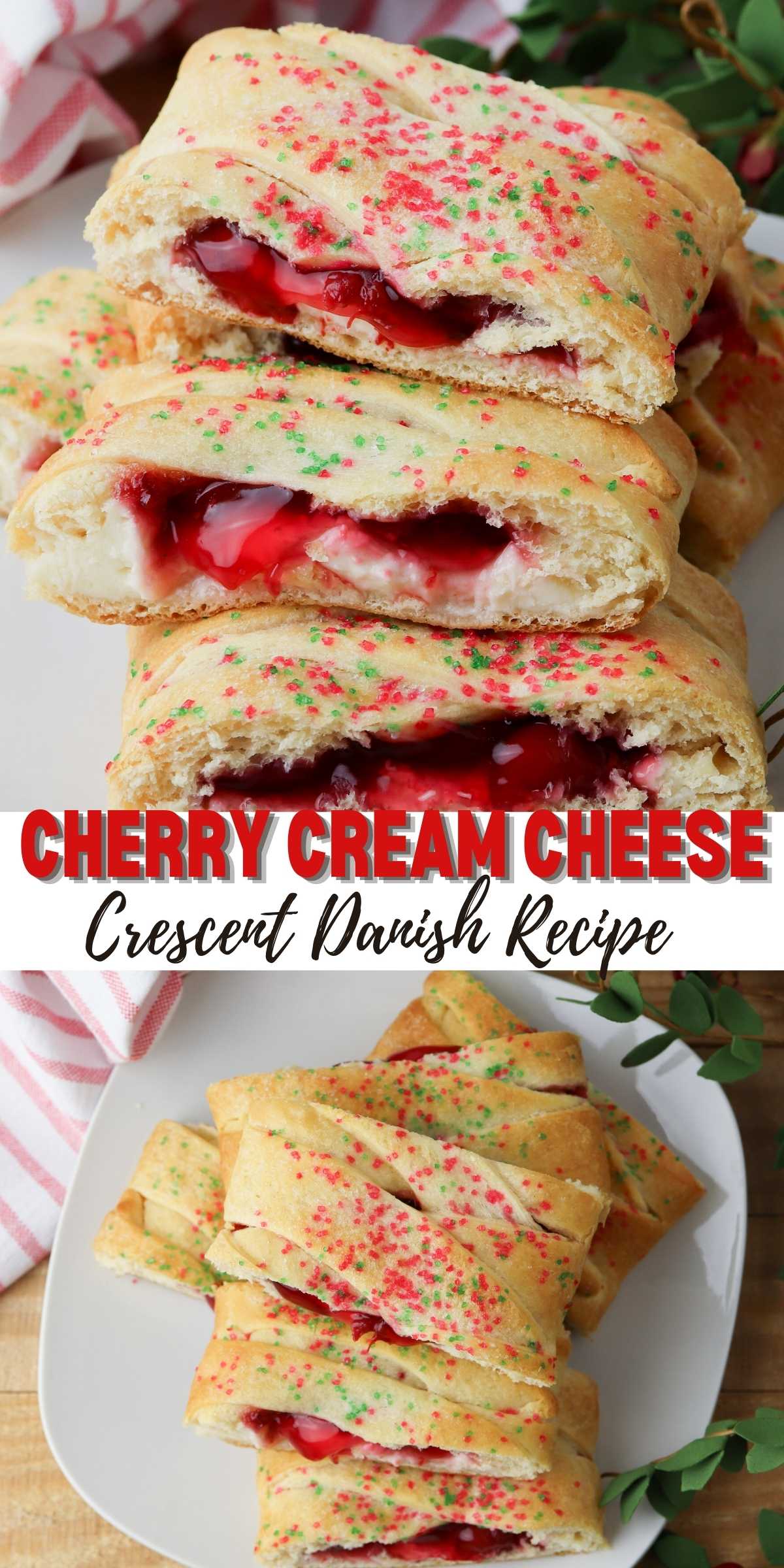 Cherry Cream Cheese Crescent Danish