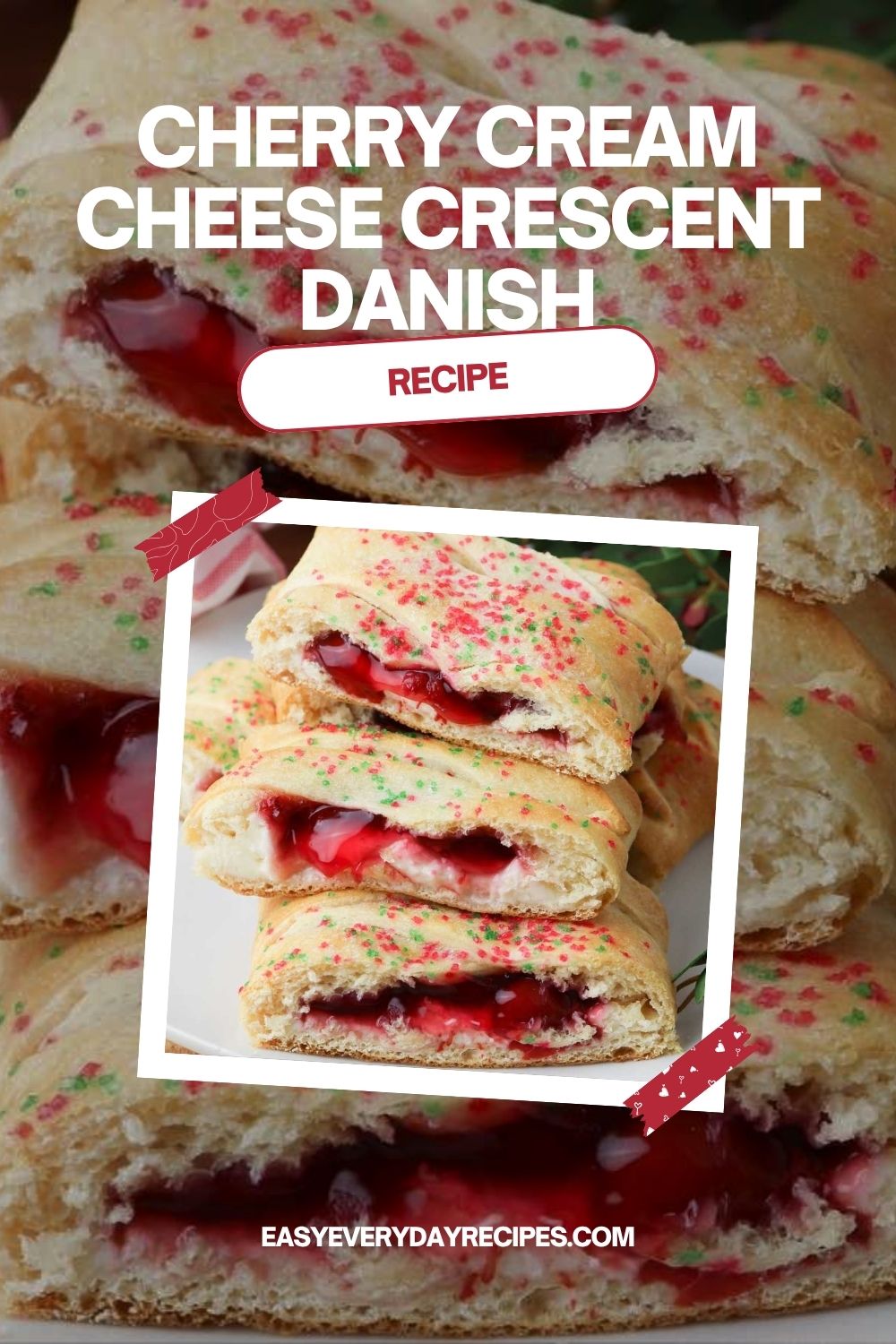 Cherry Cream Cheese Crescent Danish 15 Cherry Cream Cheese Crescent Danish pin