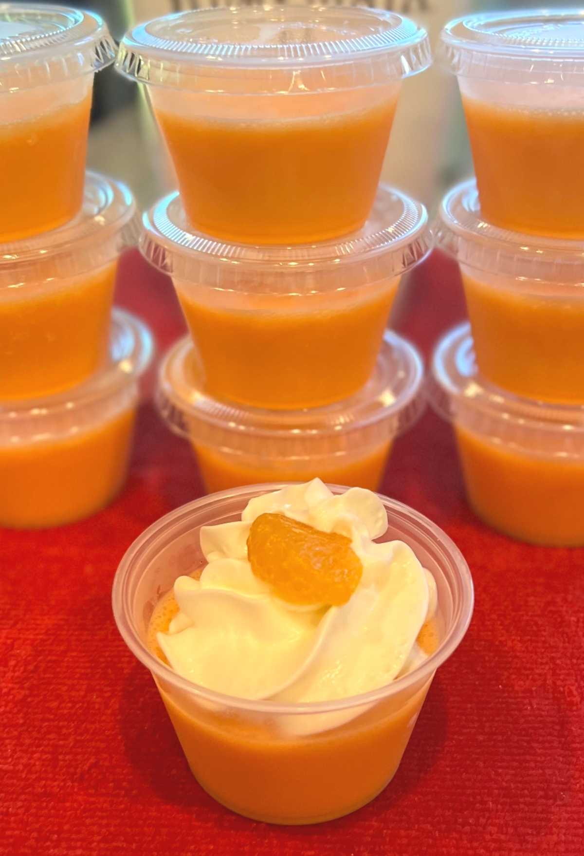 Creamy Orange Jello Shots