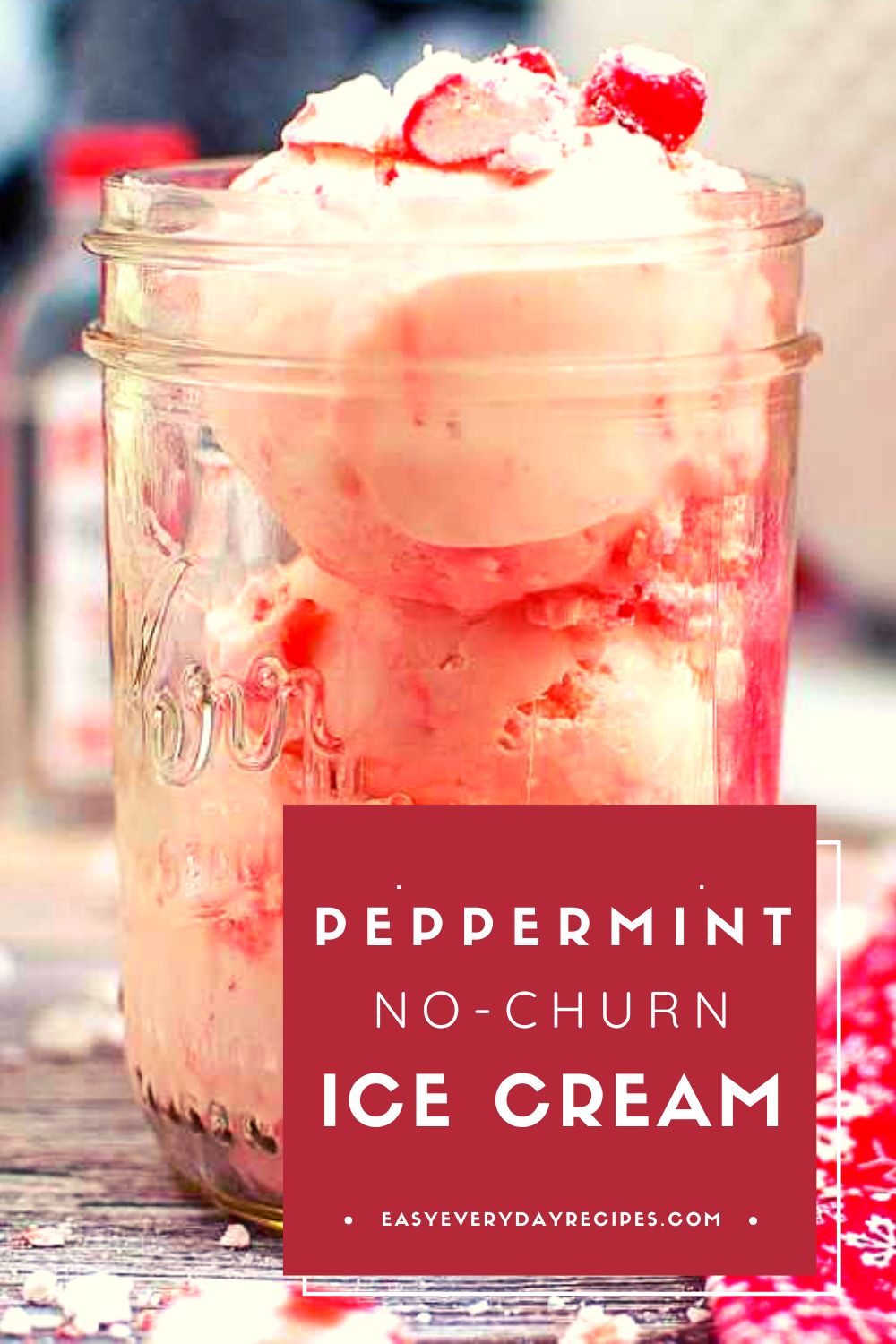Peppermint No-Churn Ice Cream 26 Peppermint No Churn Ice Cream pin