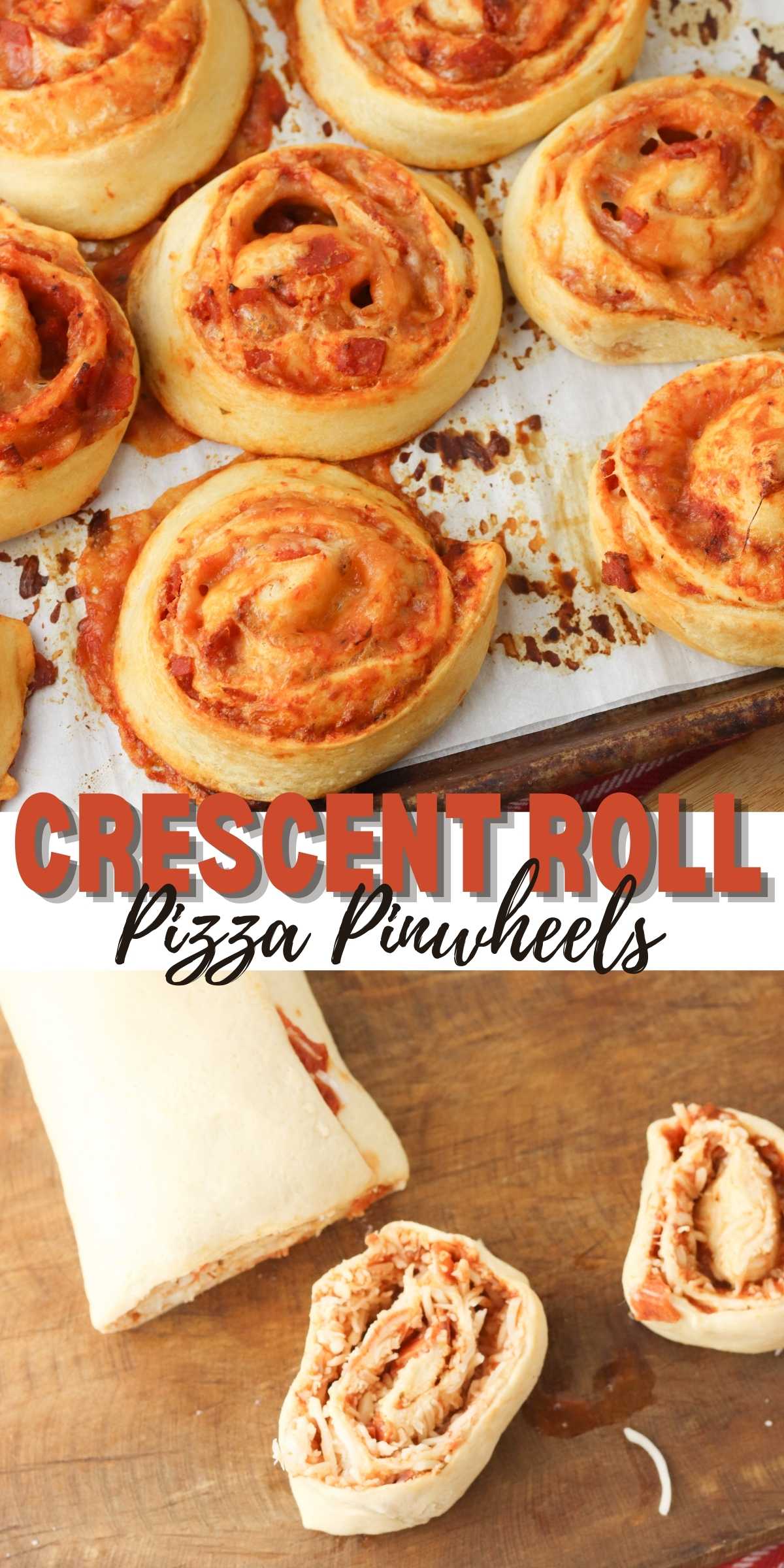 Crescent Roll Pizza Pinwheels 