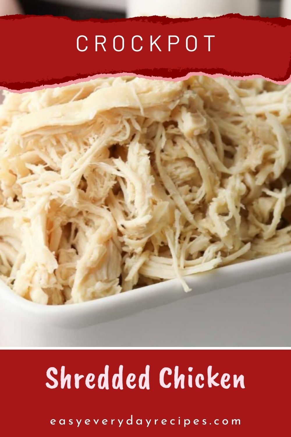 Crockpot Shredded Chicken Recipe 13 Crockpot Shredded Chicken pin