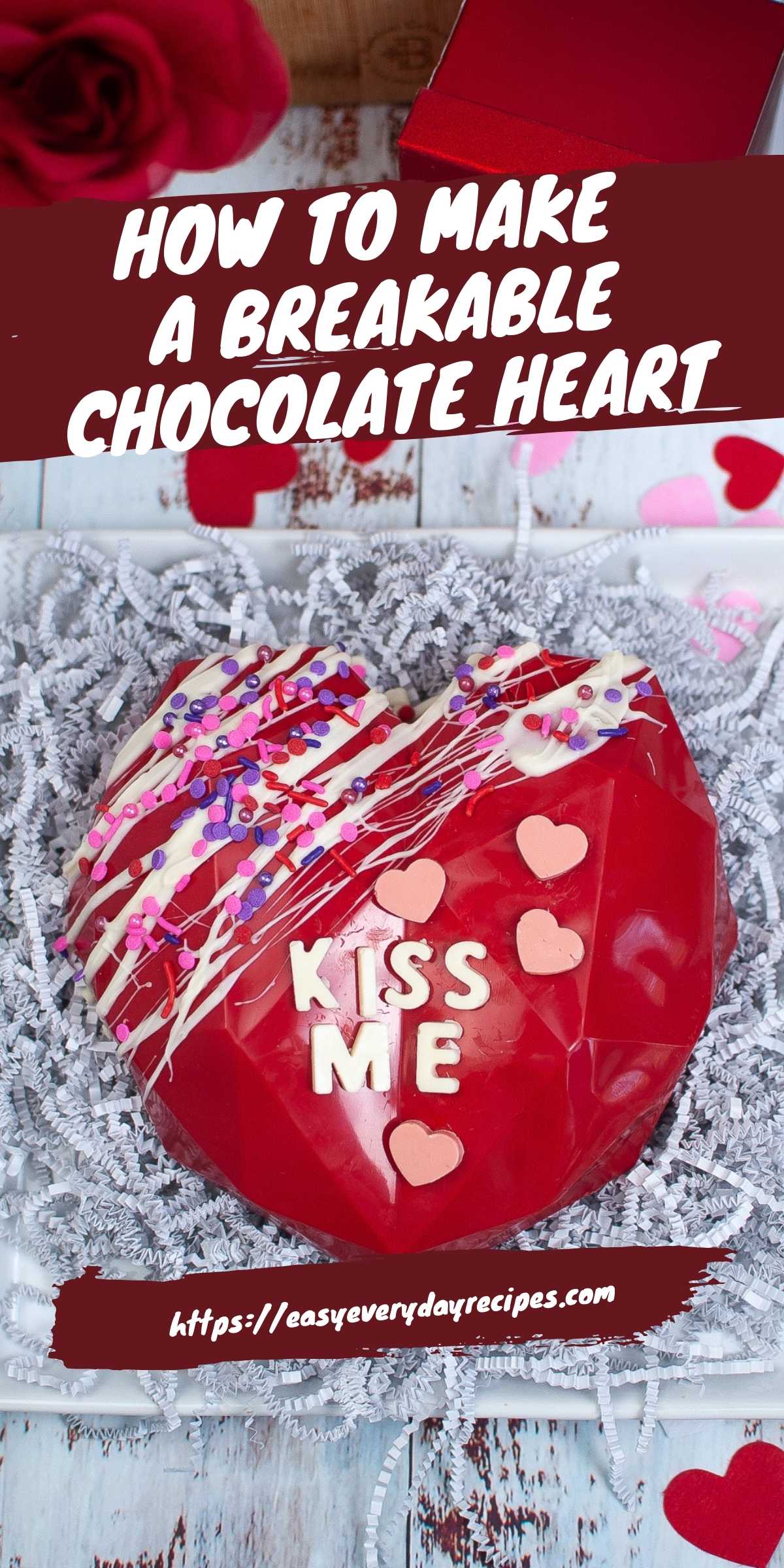 How to Make a Breakable Chocolate Heart 