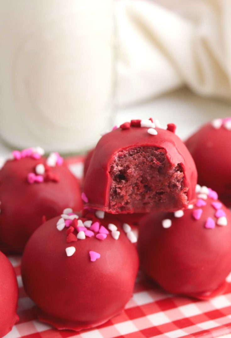 No-Bake Red Velvet Cake Balls Recipe