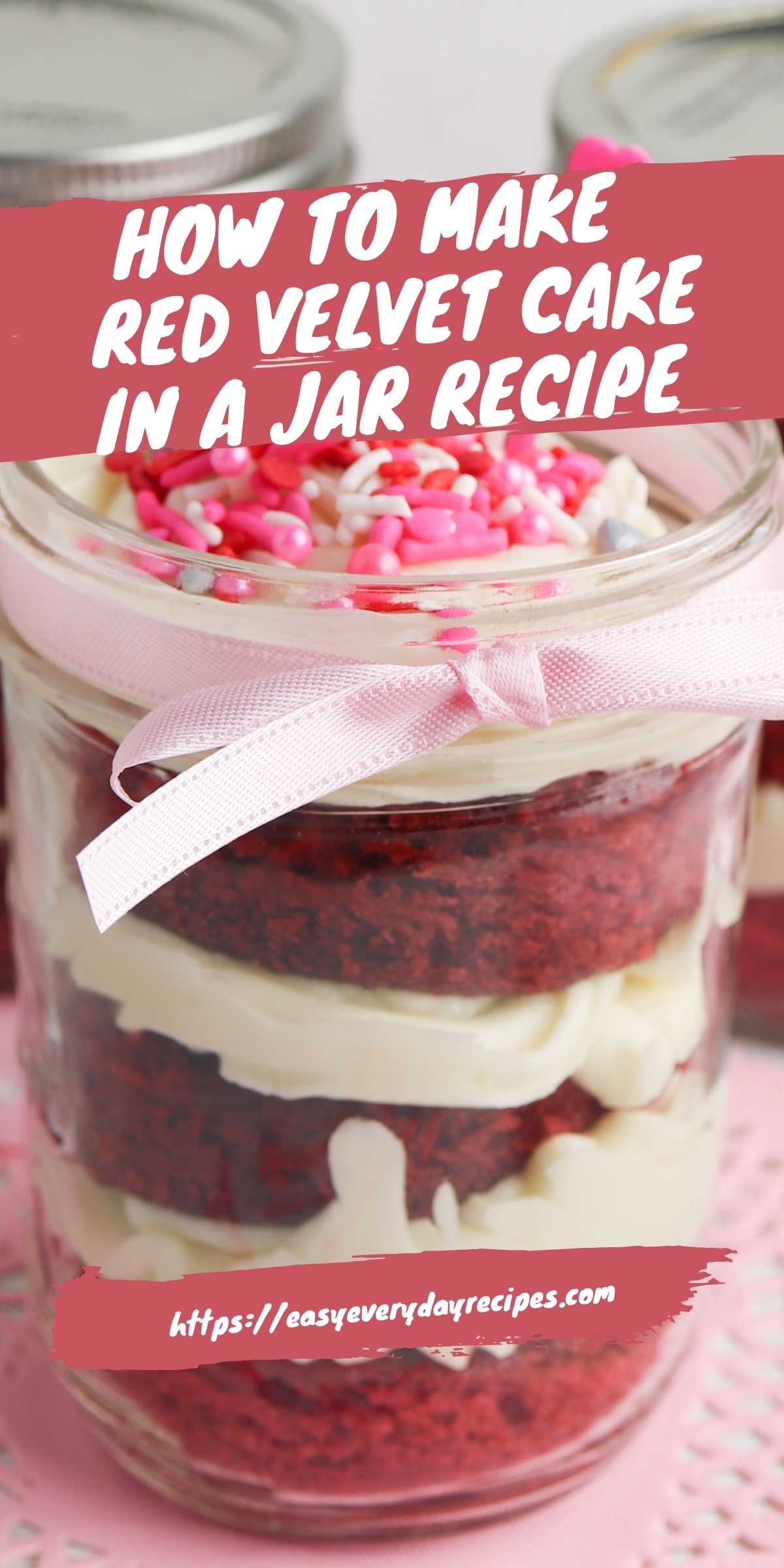 Red Velvet Cake In a Jar Recipe 