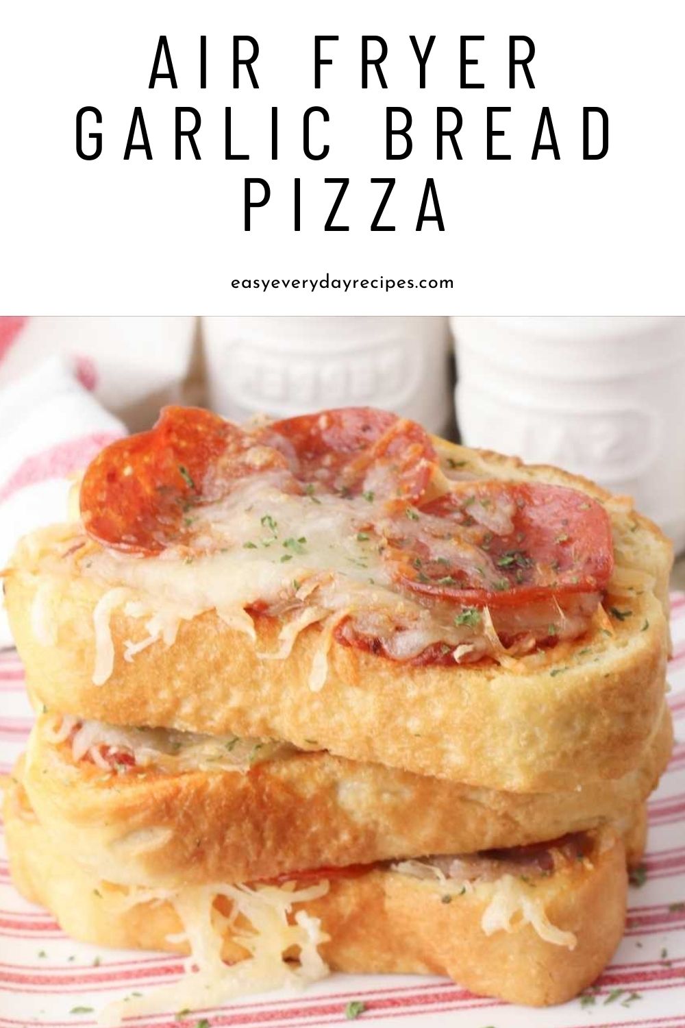 Air Fryer Garlic Bread Pizza Toast 14 Air Fryer Garlic Bread Pizza pin