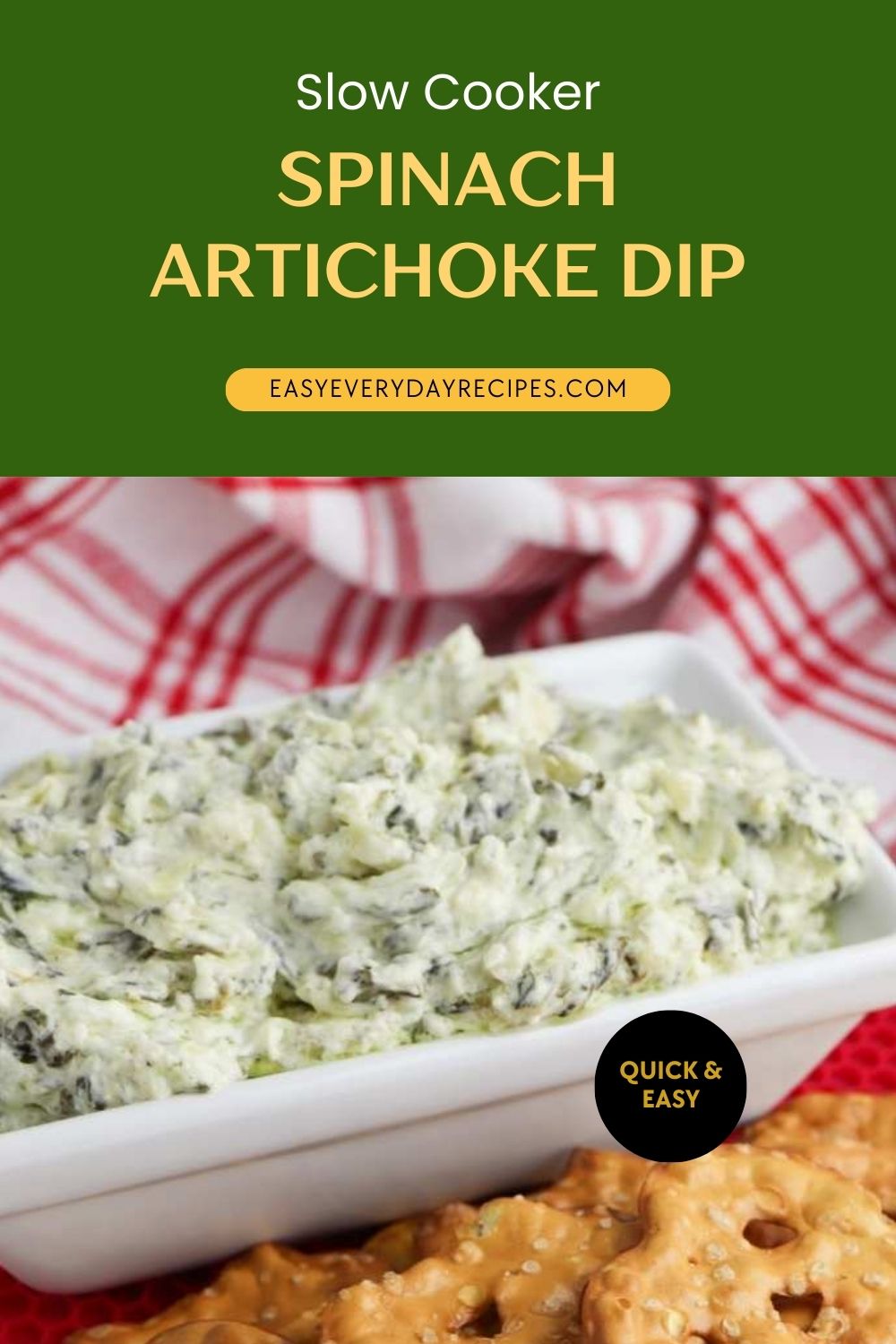 Low Carb Keto Spinach Dip Recipe 12 Slow Cooker Spinach Artichoke Dip pin