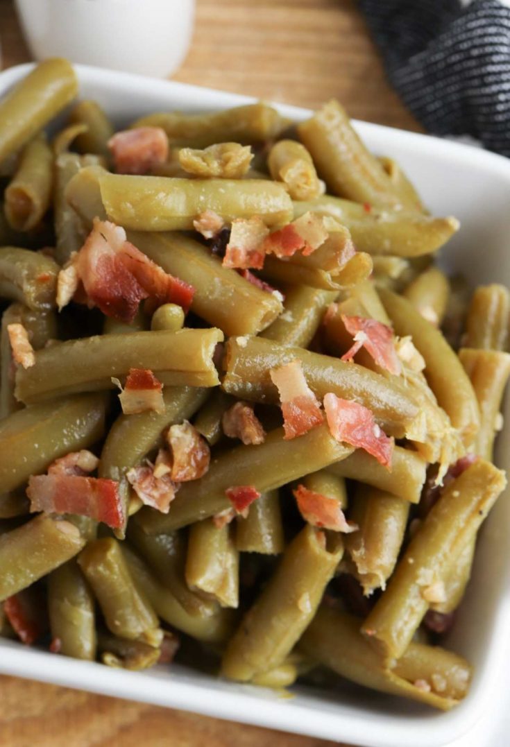 Baked Green Beans with Bacon 15