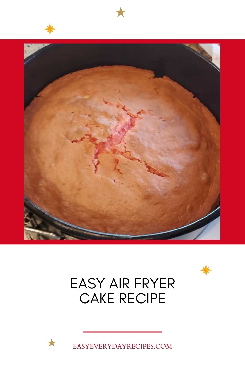 Easy Air Fryer Cake Recipe 19 Easy Air Fryer Cake Recipe pin 1
