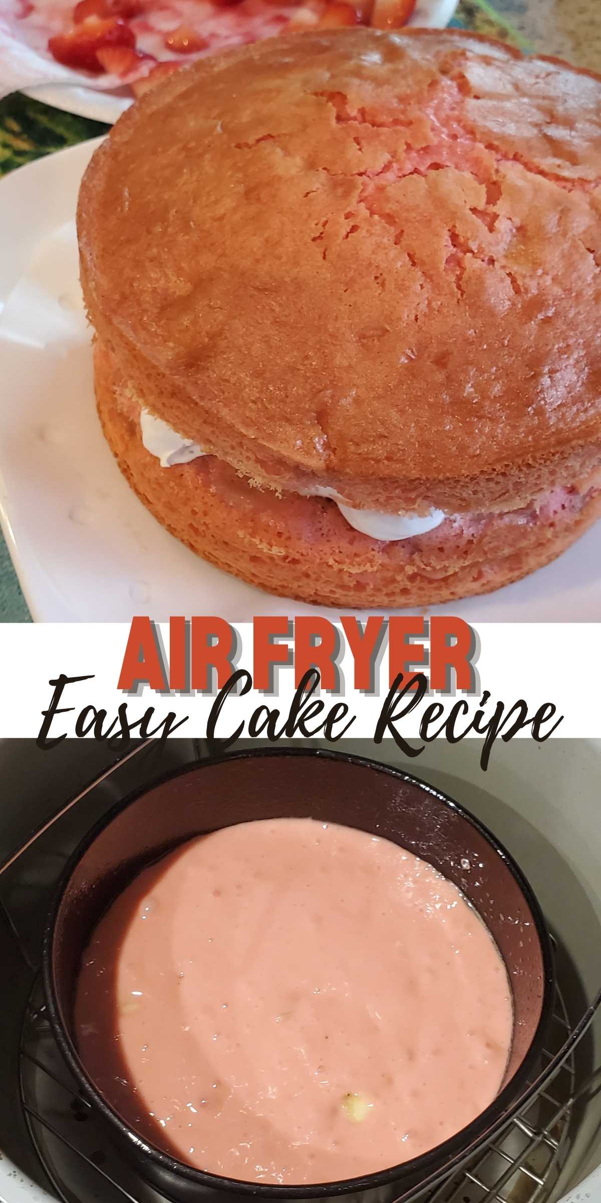 easy air fryer cake recipe