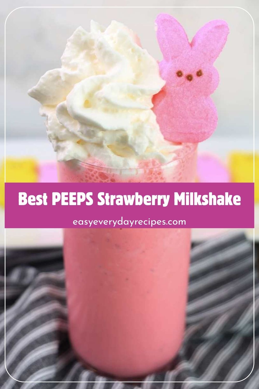Best PEEPS Strawberry Milkshake 12 Best PEEPS Strawberry Milkshake pin