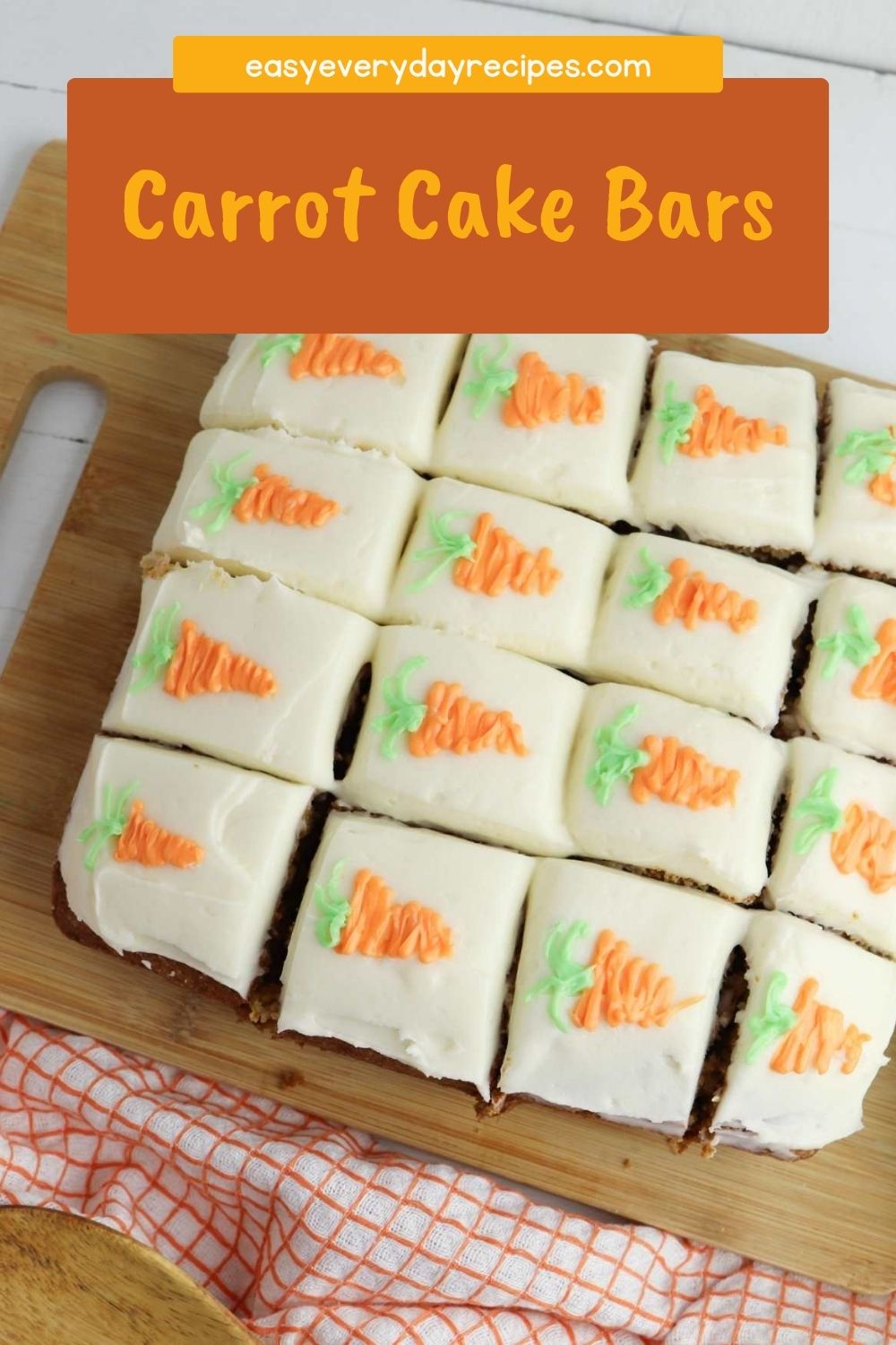 Delicious Carrot Cake Bars Recipe 32 Carrot Cake Bars pin
