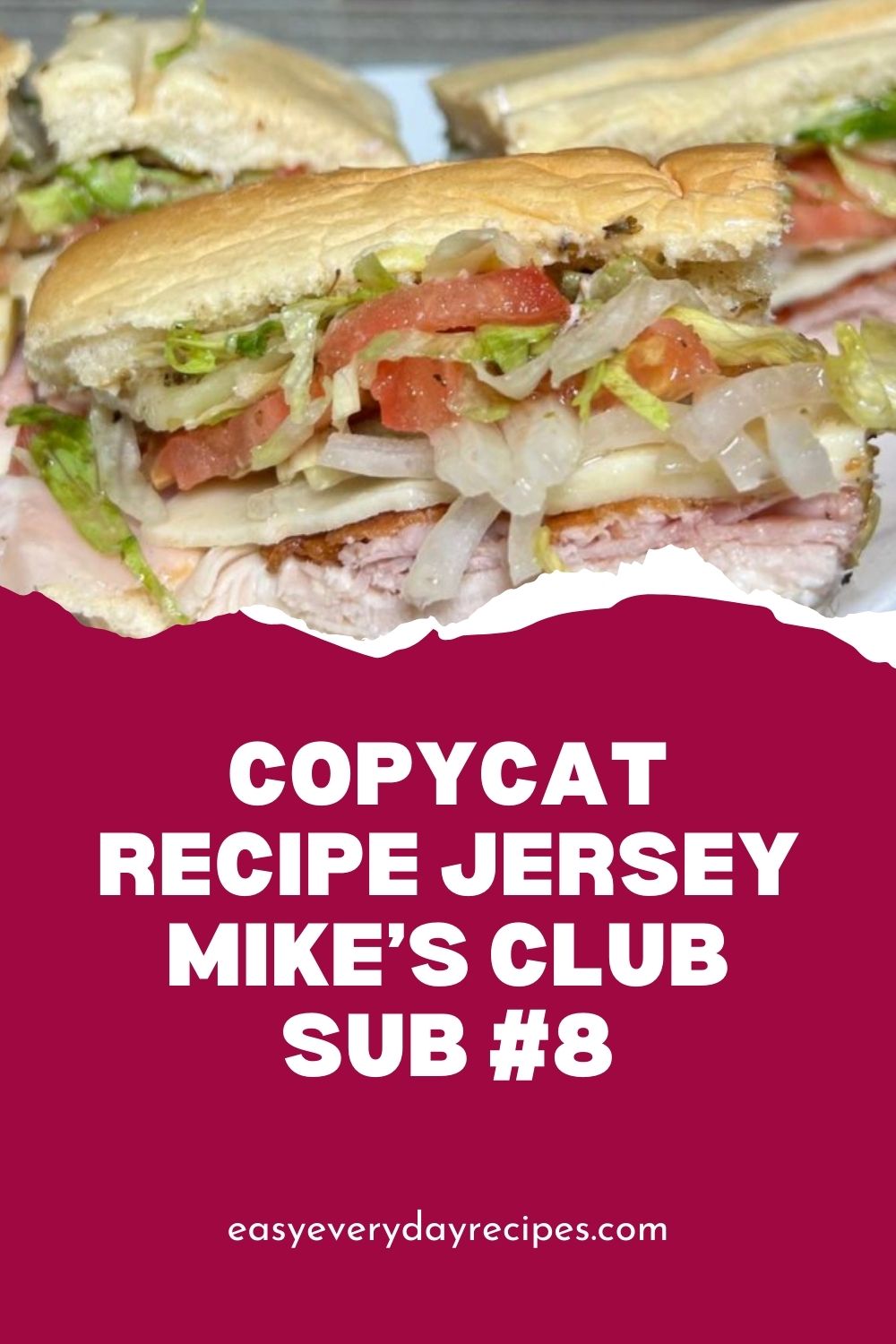 Jersey Mikes Club Sub #8 Copycat Recipe 21 Copycat Recipe Jersey Mikes Club Sub 8 pin