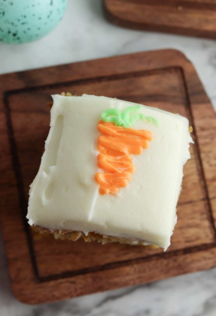 Delicious Carrot Cake Bars Recipe