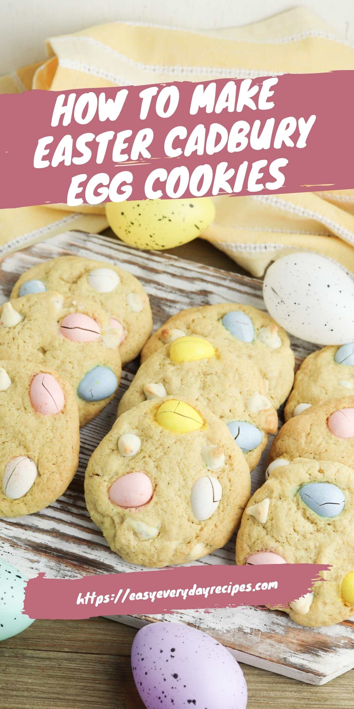 Easter Cadbury Egg Cookies Recipe 