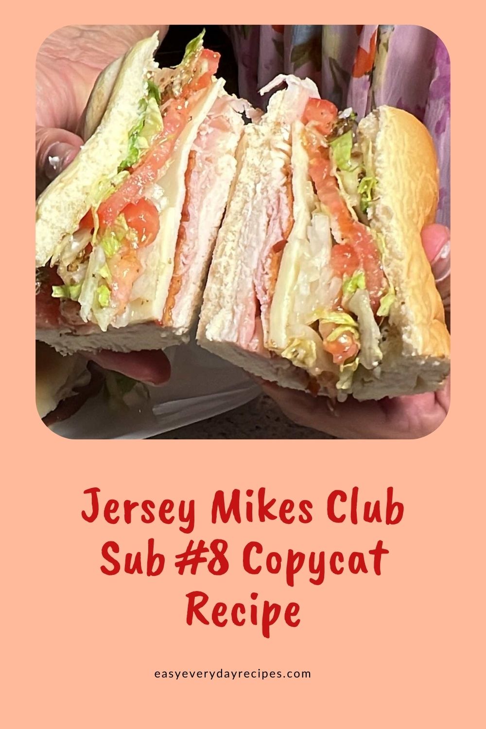 Jersey Mikes Club Sub #8 Copycat Recipe 20 Jersey Mikes Club Sub 8 Copycat Recipe pin 1