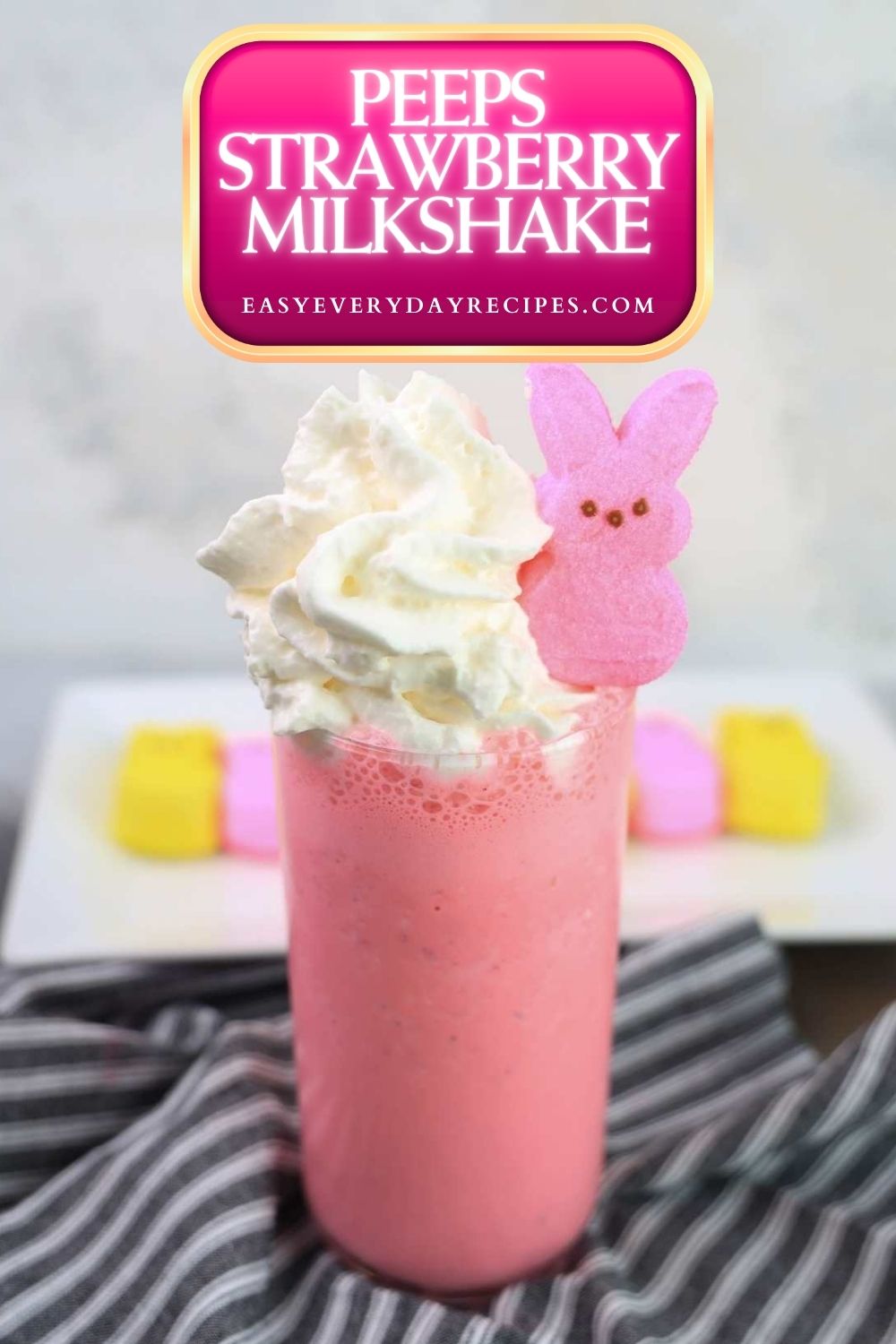 Best PEEPS Strawberry Milkshake 13 PEEPS Strawberry Milkshake Easter pin