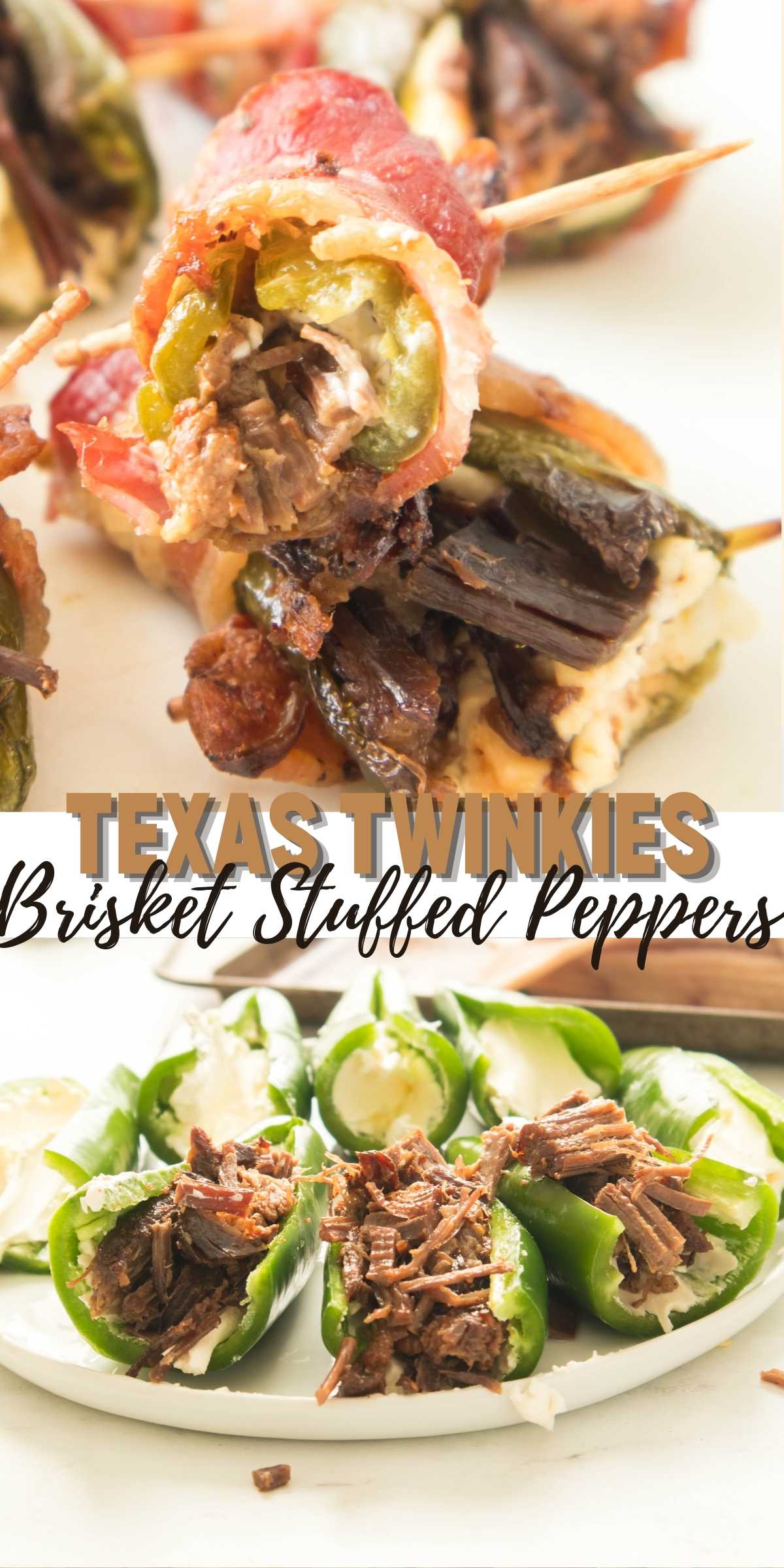Texas Twinkies Brisket Stuffed Peppers