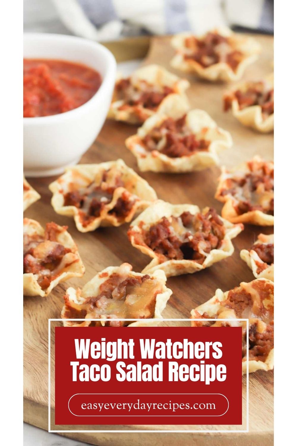 Easy Taco Salad Recipe with WW Points 23 Weight Watchers Taco Salad Recipe pin