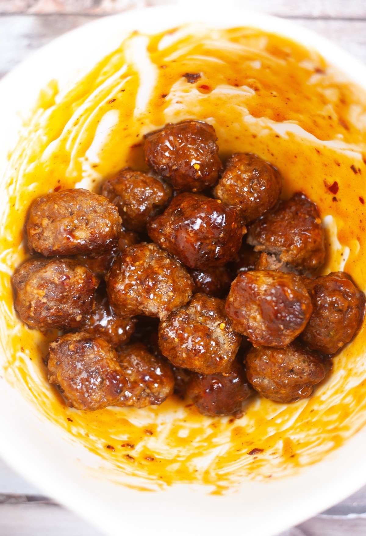 Air Fryer Firecracker Meatballs Recipe