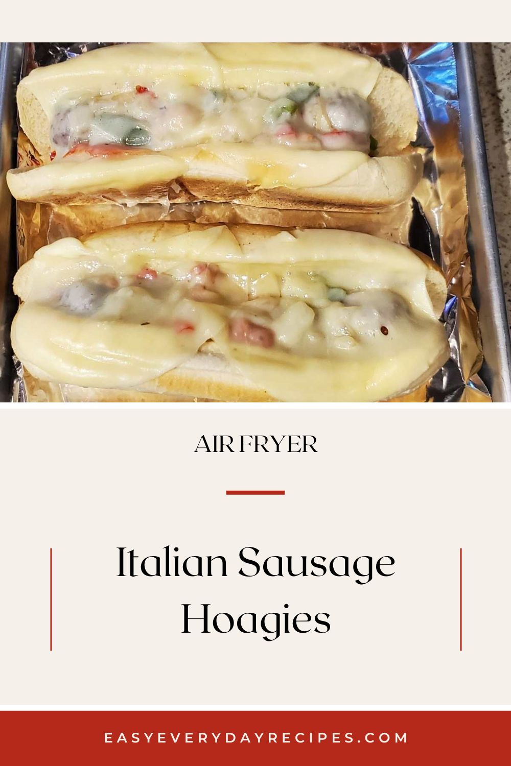 Air Fryer Italian Sausage Hoagies 22 Air Fryer Italian Sausage Hoagies pin 1