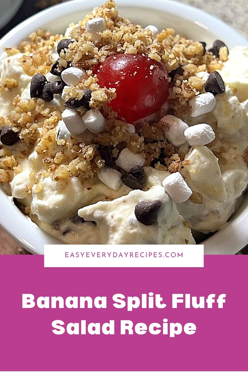 Banana Split Fluff Salad Recipe 26 Banana Split Fluff Salad Recipe pin 2