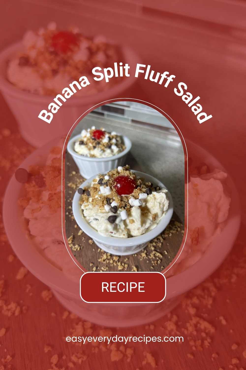 Banana Split Fluff Salad Recipe 24 Banana Split Fluff Salad Recipe pin