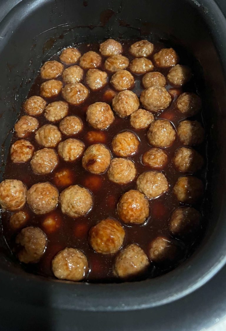 3 Ingredient Grape Jelly Meatballs Easy Everyday Recipes