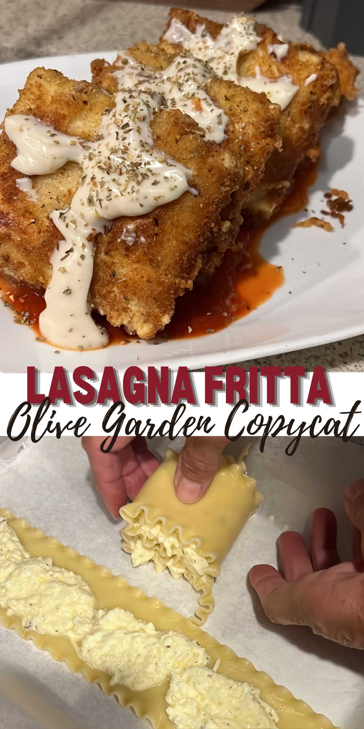 Air Fryer Lasagna Fritta Olive Garden Copycat 