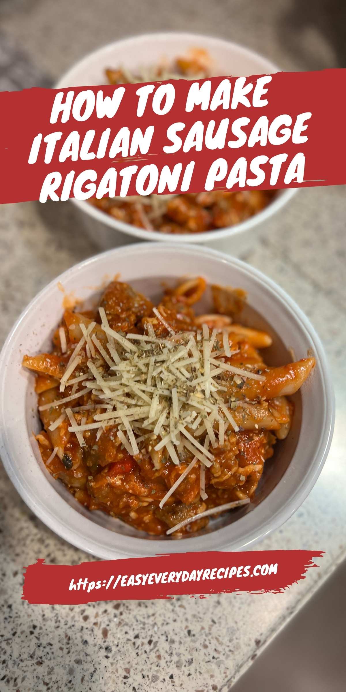 italian sausage rigatoni 