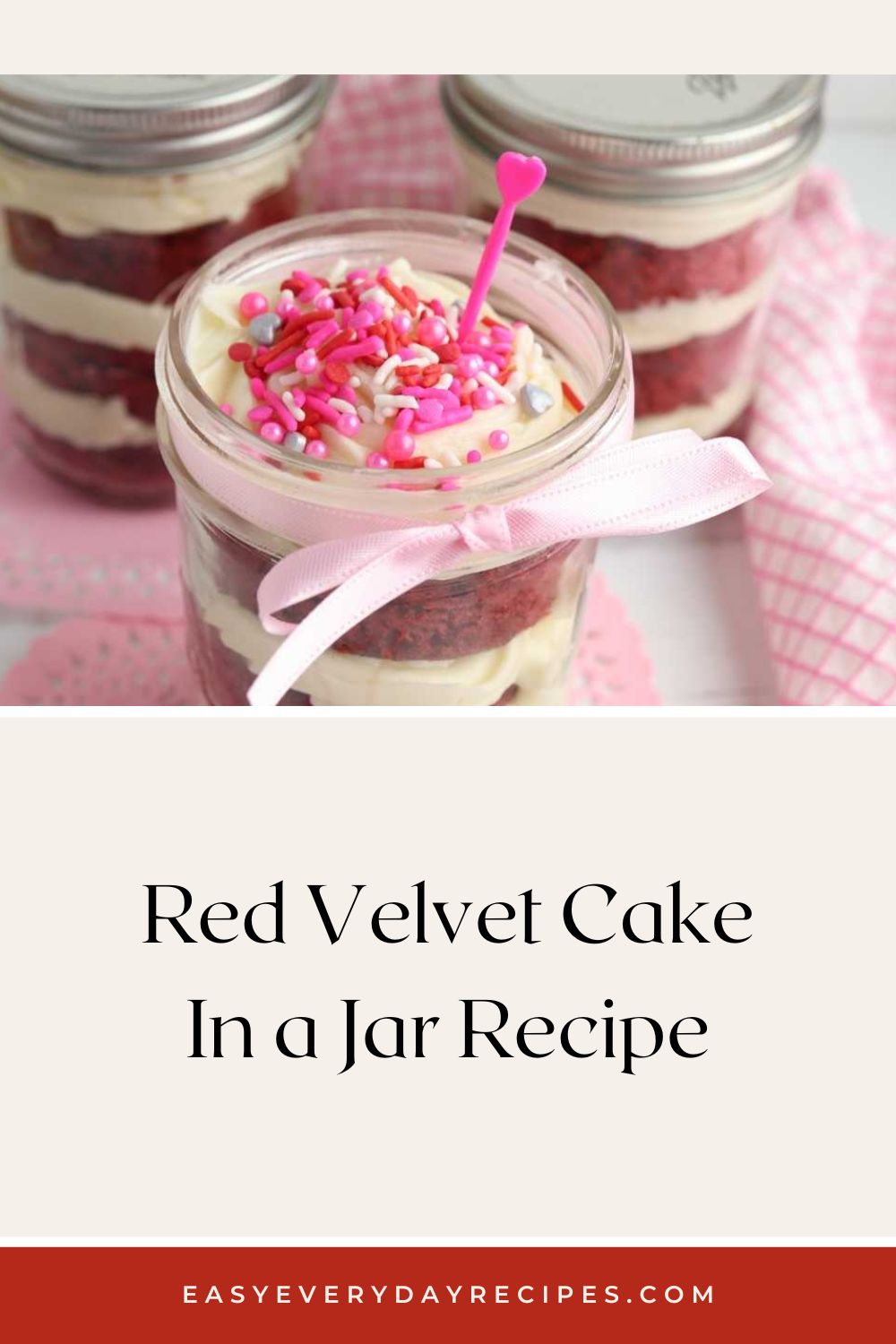 Red Velvet Cake In a Jar Recipe 20 Red Velvet Cake In a Jar Recipe pin 1