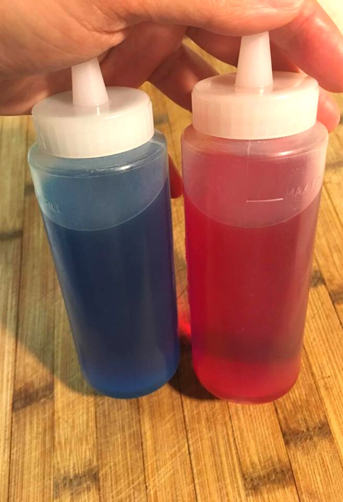 jello in squeeze bottles