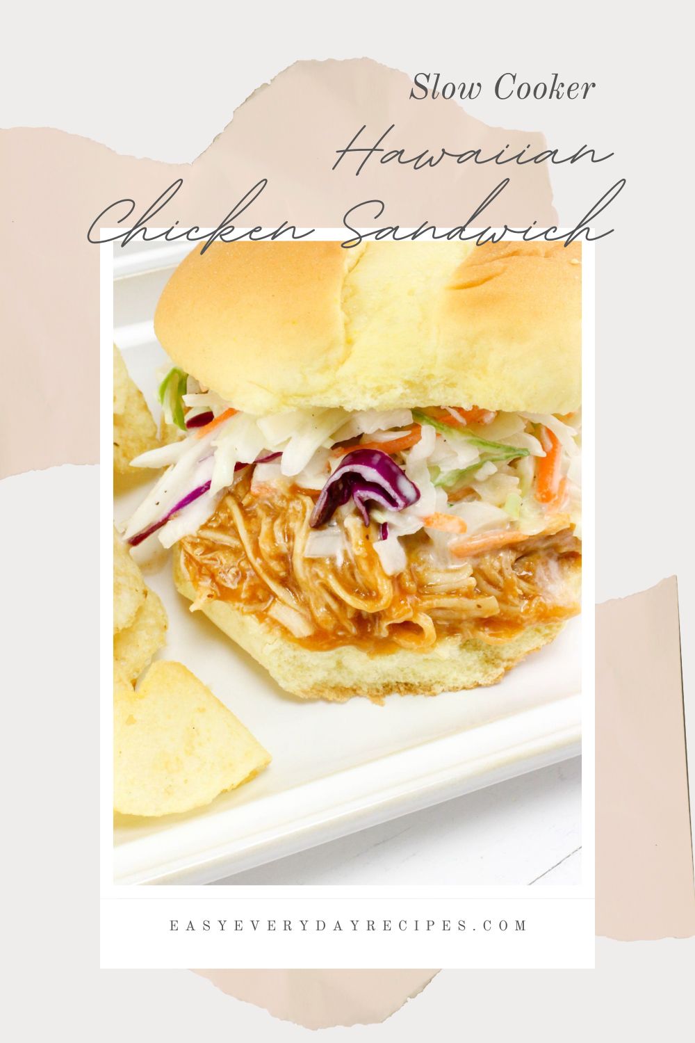 Slow Cooker Hawaiian Chicken Sandwich 12 Slow Cooker Hawaiian Chicken Sandwich pin 2