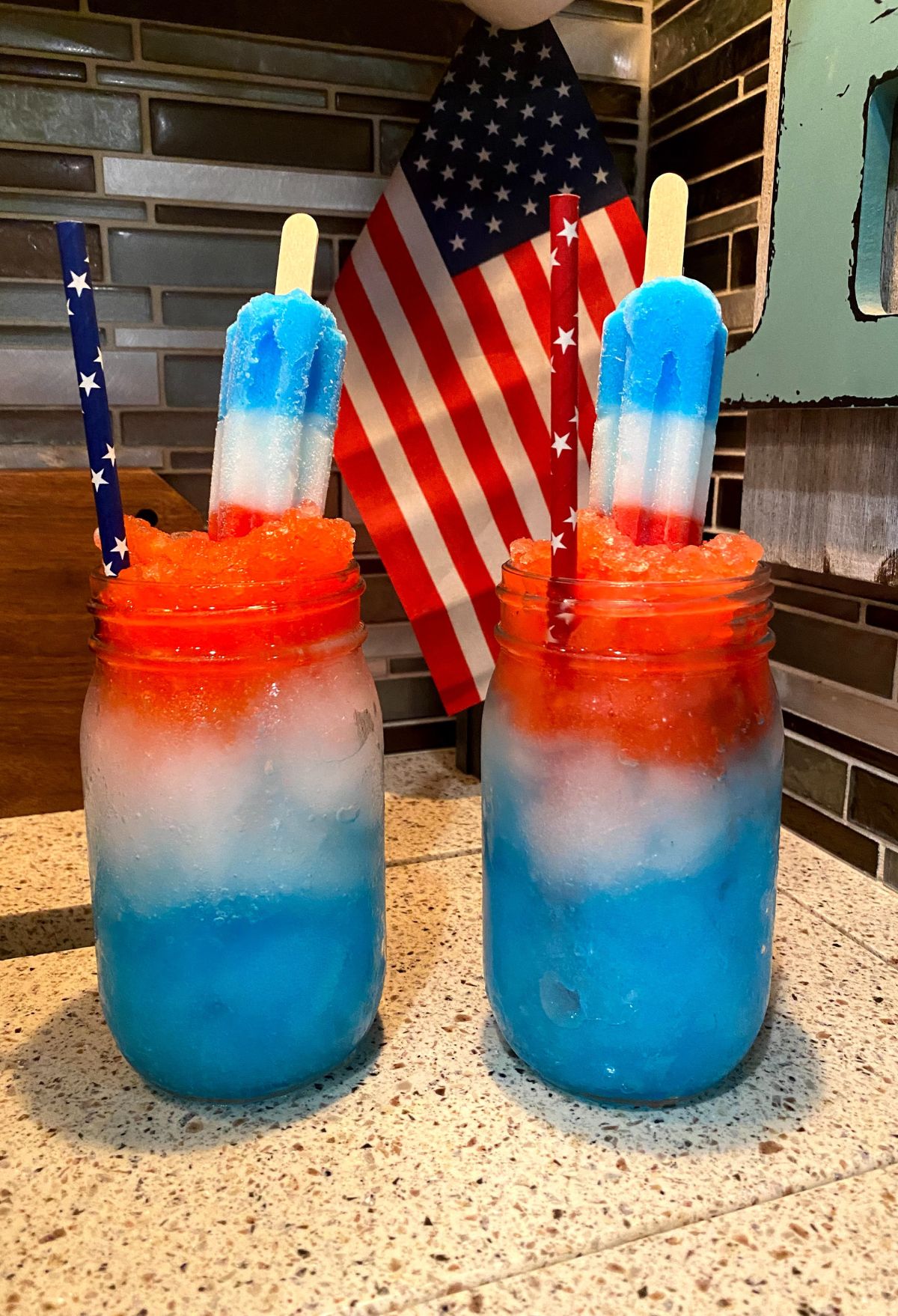 patriotic bomb pop cocktail