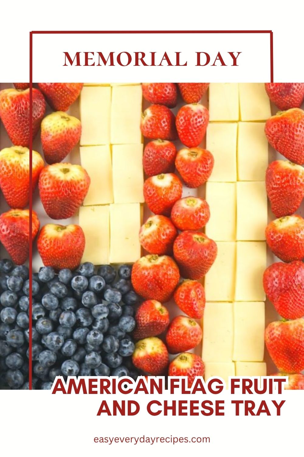 American Flag Fruit and Cheese Tray pin 1