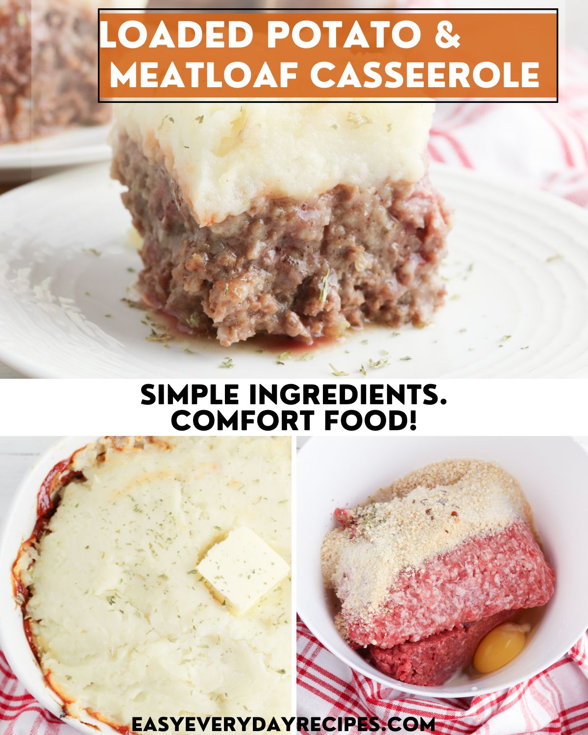 Loaded Mashed Potato Meatloaf Casserole Recipe