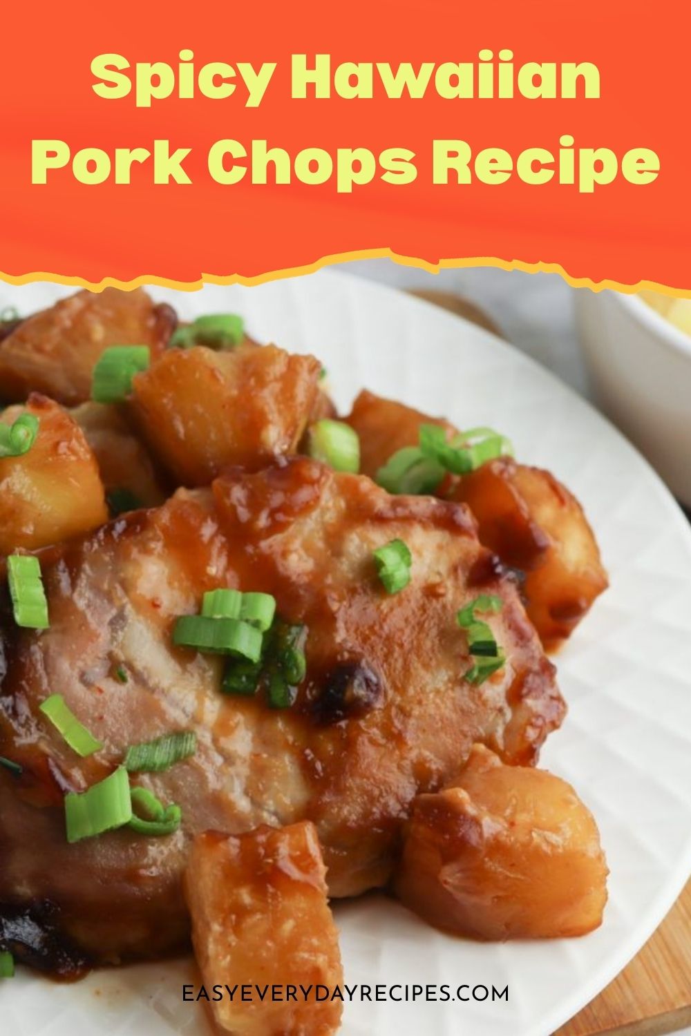 Sweet and Spicy Hawaiian Pork Chops 13 Spicy Hawaiian Pork Chops Recipe pin
