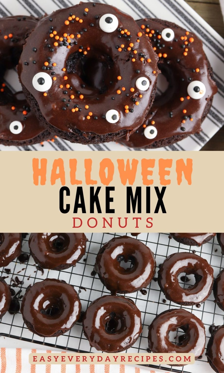 Halloween Cake Mix Donut Recipe Easy Everyday Recipes
