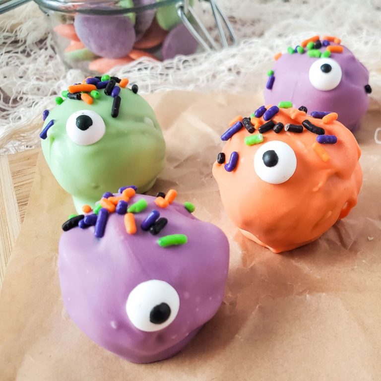 Halloween Monster Oreo Truffles