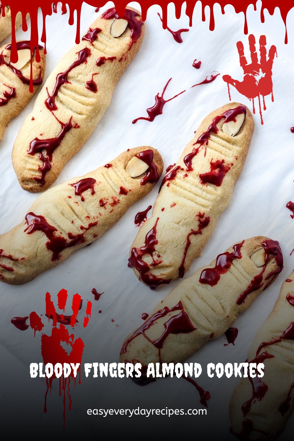 Bloody Fingers Almond Cookies 13 Bloody Fingers Almond Cookies pin