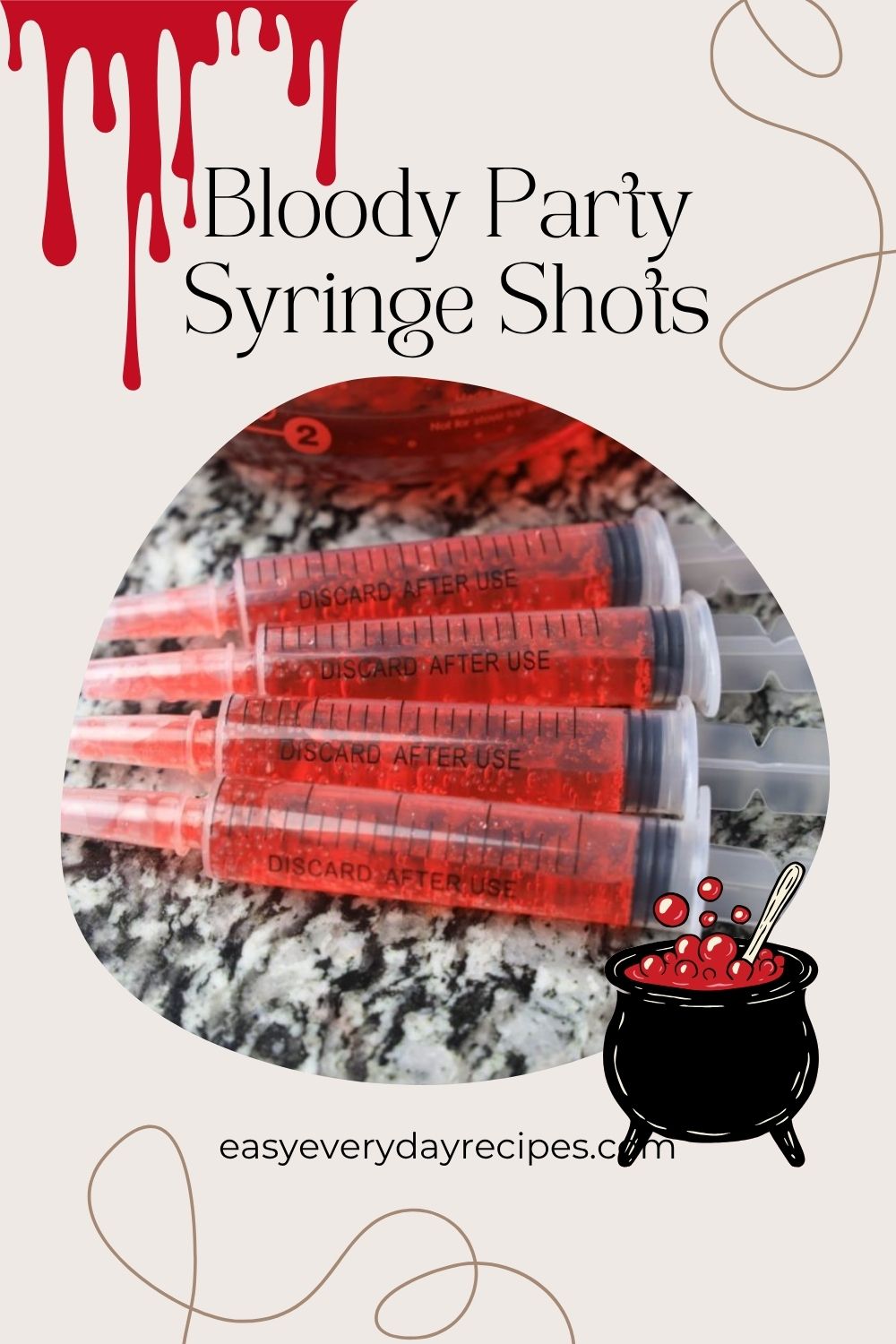 Bloody Party Syringe Shots 10 Bloody Party Syringe Shots pin 2