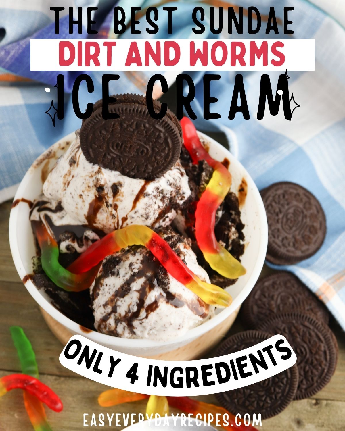The best sunday dirt and worms ice cream.