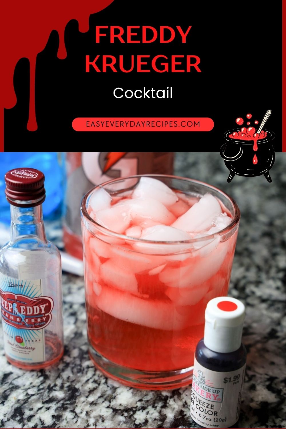 Freddy Krueger Cocktail 10 Freddy Krueger Cocktail pin 2