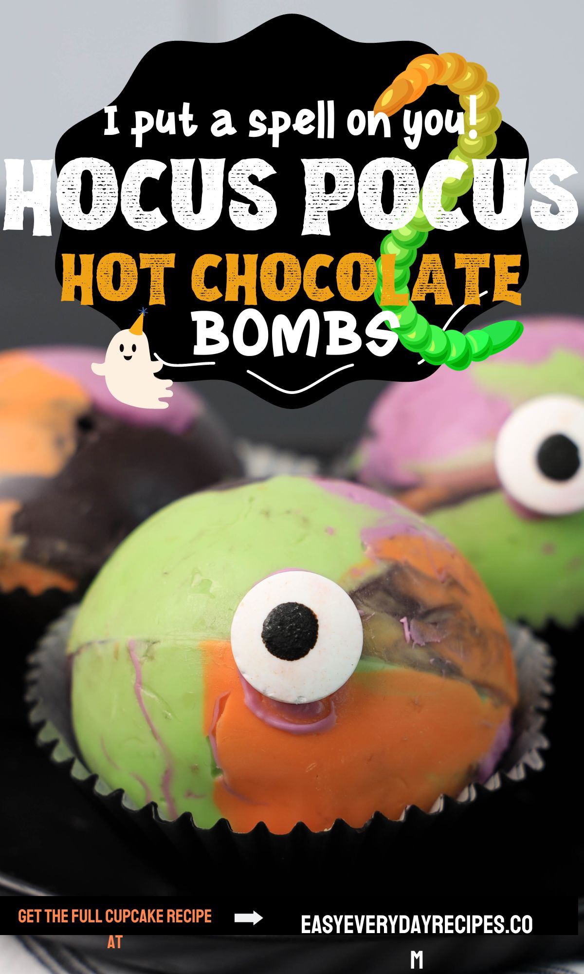Hocus pocus hot chocolate bombs.