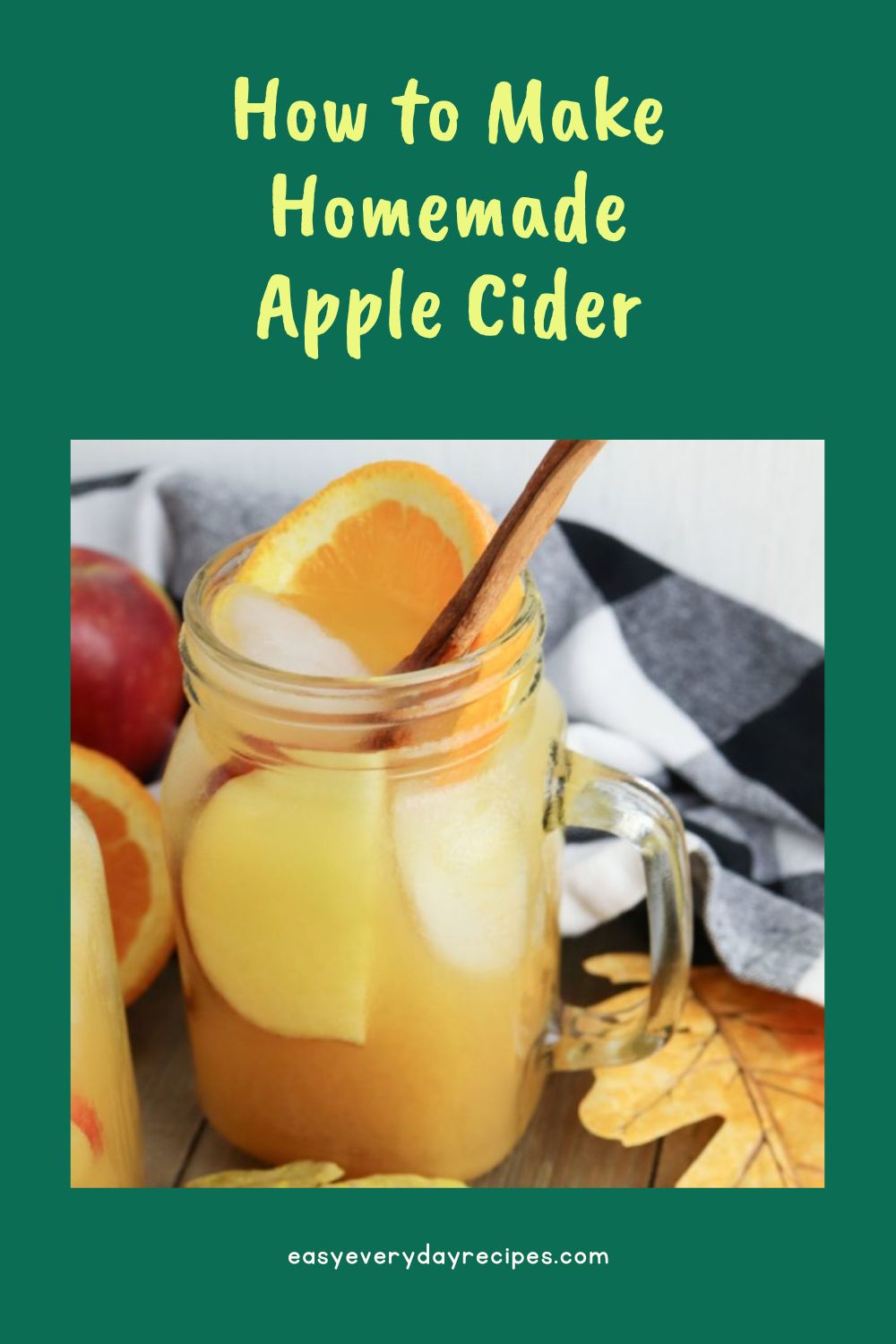 How to Make Homemade Apple Cider 8 How to Make Homemade Apple Cider pin 1