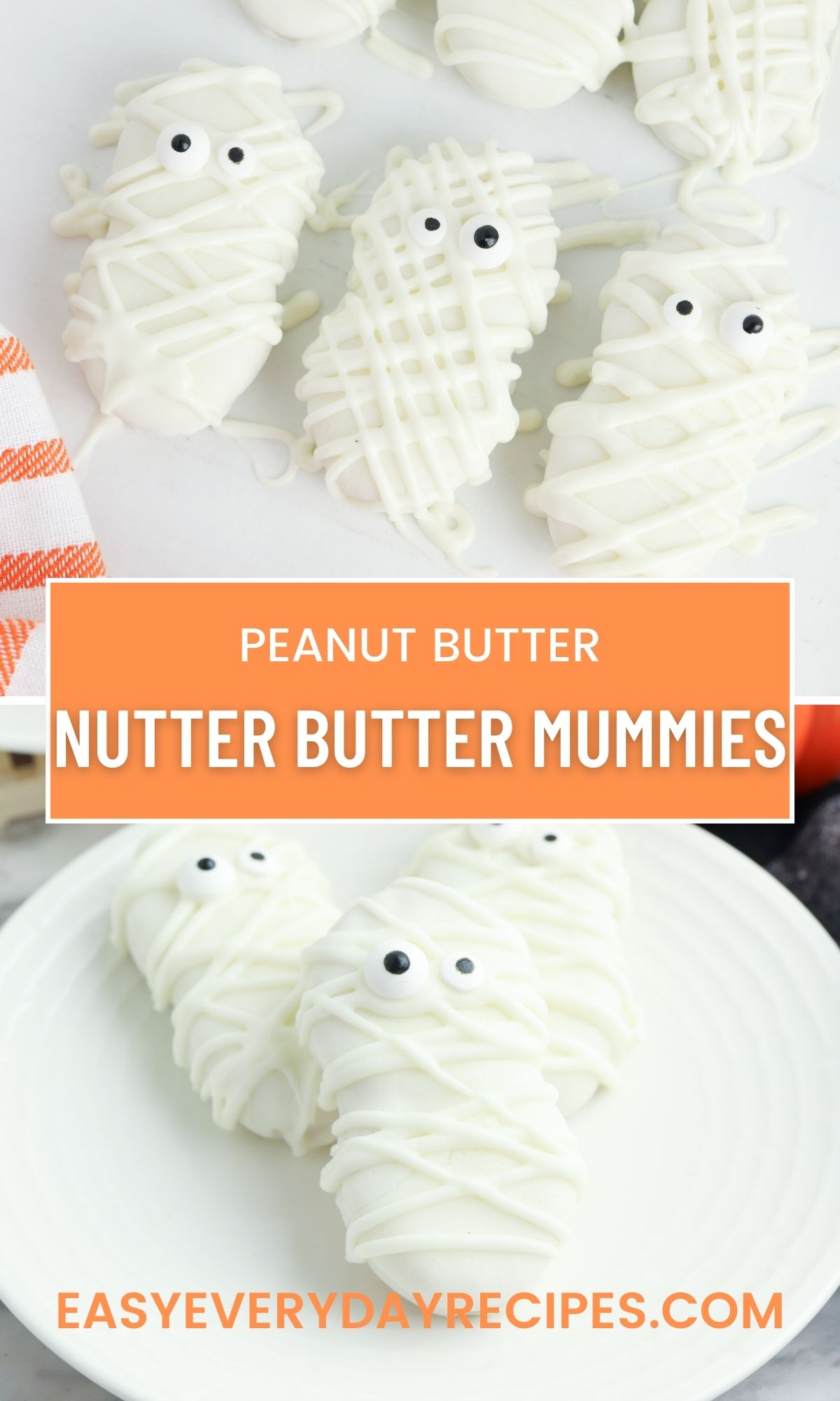 Peanut butter nut butter mummies.