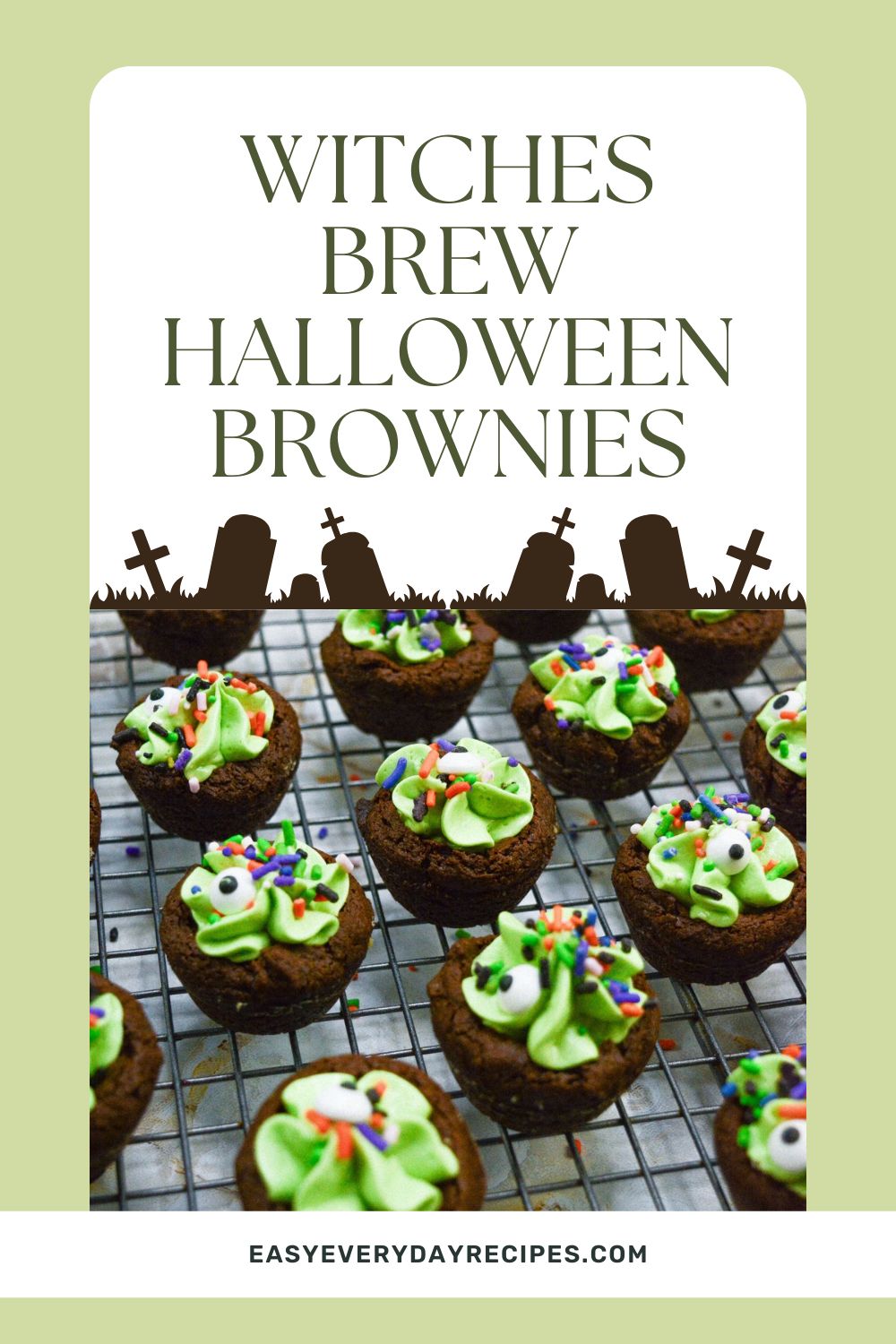 Witches Brew Halloween Brownies 15 Witches Brew Halloween Brownies pin 1