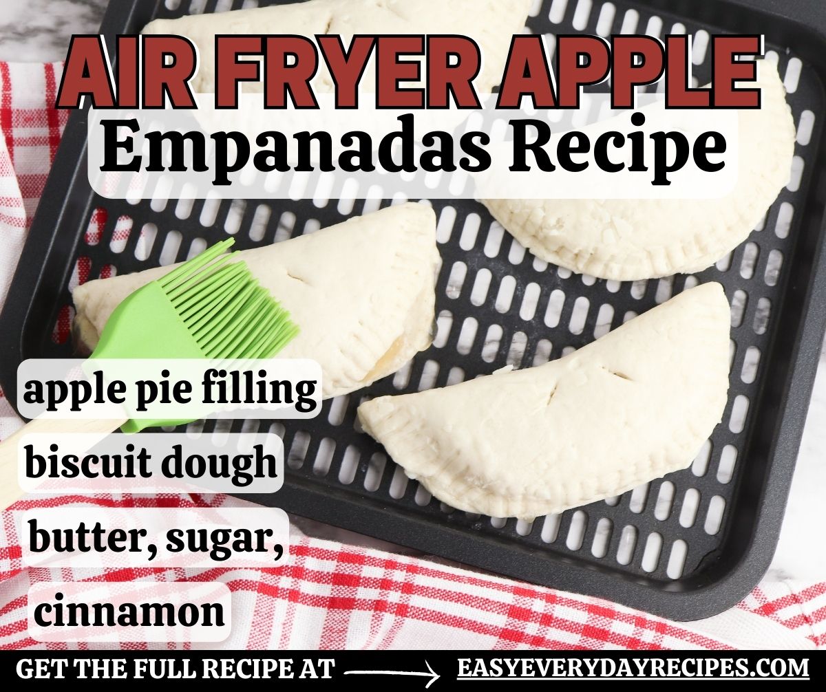 Air fryer apple empangadas recipe.