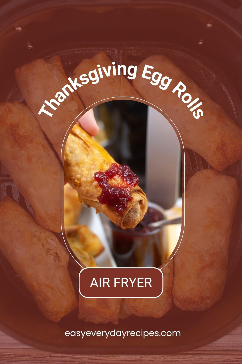 Air Fryer Thanksgiving Egg Rolls 12 Air Fryer Thanksgiving Egg Rolls pin 1