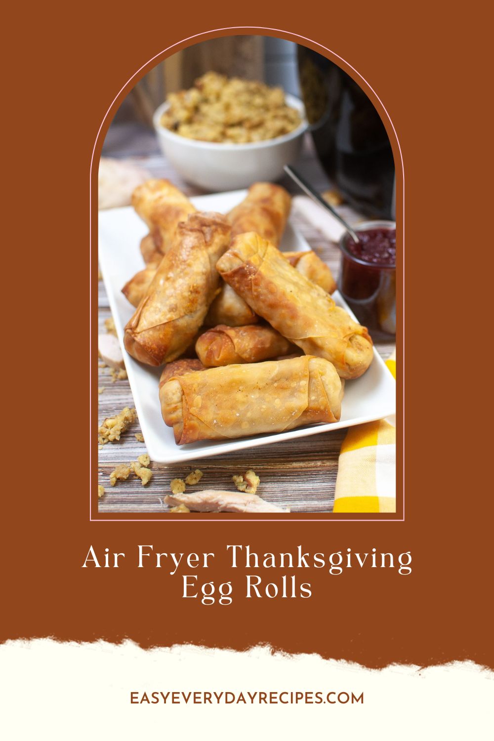 Air Fryer Thanksgiving Egg Rolls 15 Air Fryer Thanksgiving Egg Rolls pin 3